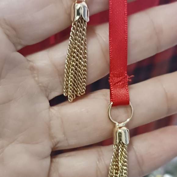 Red Victoria's Secret sheer padded babydoll with accents size 36C - Picture 7 of 13